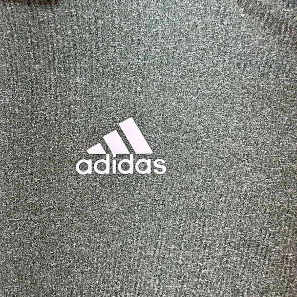 Adidas Polo Mens Size 2XL Heather Green Golf Performance Moisture Wicking - Picture 4 of 9